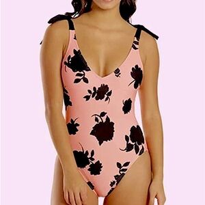 Kate Spade Shoulder Bow Tie One Piece